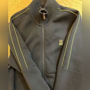 Psycho Bunny Track Jacket size Large Navy Blue (dark navy)
